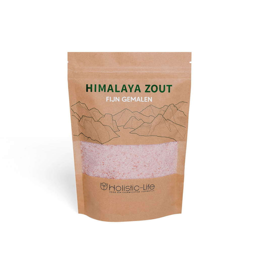 Bestel nu 400 gram fijn gemalen Himalaya zout voor jouw gezondheid. Er zitten 84 mineralen en spoorelementen in. Voor in de keuken en in bad.